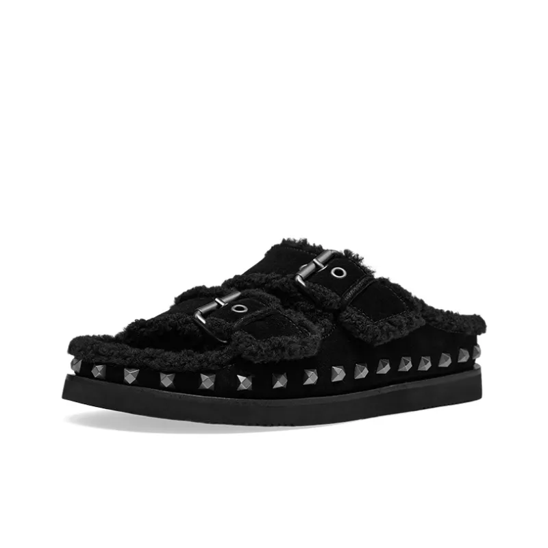 ASH Rubber Sole Slip-Resistant Abrasion-Resistant Slide Slippers For Women's Women's-6