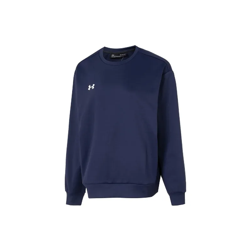 Under Armour Sweatshirt Unisex Navy Blue With Free Shopping Bag-1