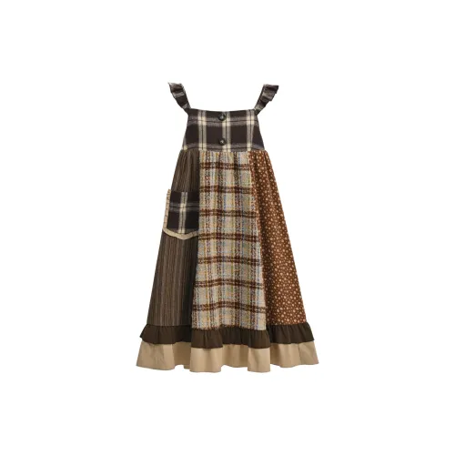 SNBL Slip Dresses Women's Brown