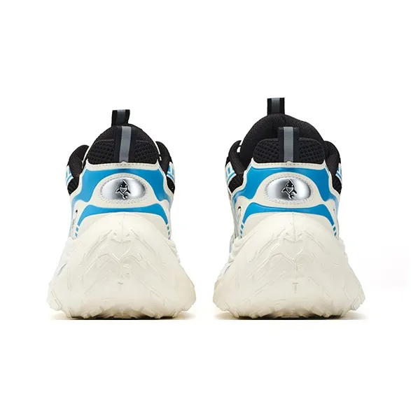 FAIRWHALE MaxFun Series Slip Resistant Lightweight Height Increasing Low Top Chunky Sneakers Unisex-30