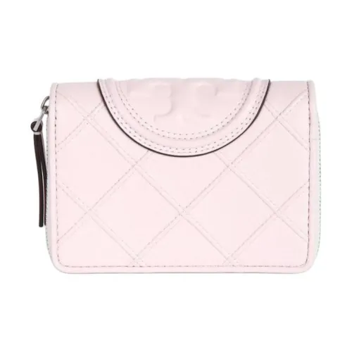 TORY BURCH Fleming Nappa Leather Wallet Women's Cotton Candy
