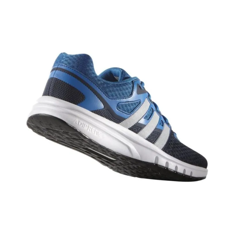 Adidas Galaxy Anti Slip Wear Resistant Low Top Casual Running Shoes Men's Blue Black-4
