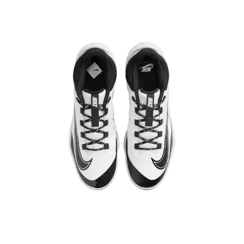 Nike Alpha Huarache Elite 4 Low White Black-3