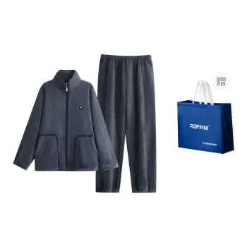 Floating Light Islands Pajama Set Shopping Bag Men's Blue