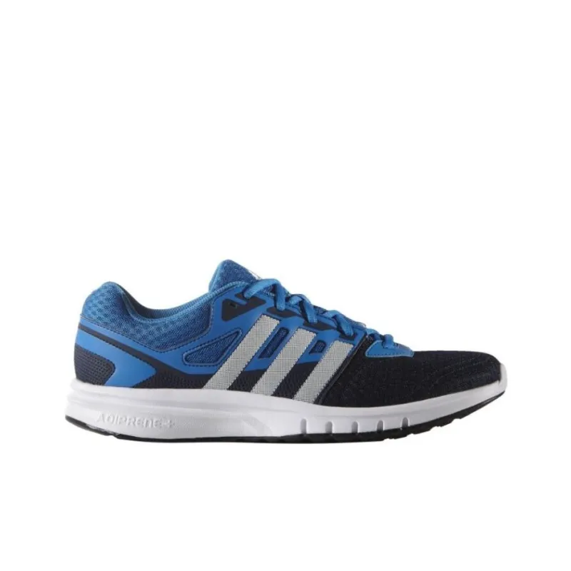 Adidas Galaxy Anti Slip Wear Resistant Low Top Casual Running Shoes Men's Blue Black-1