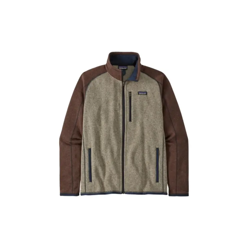 Patagonia Jacket Men's Brown Gray With Necklace-1