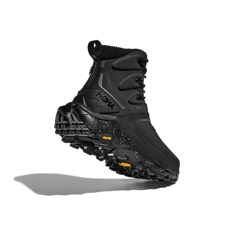 HOKA ONE ONE Kaha 2 Anti Slip Wear Resistant High Top Trekking Shoes Women's Black-4
