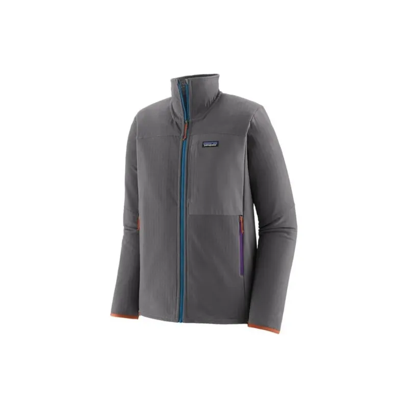 Patagonia Jackets Coats Men's Forged Grey With Free Necklaces-1