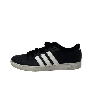 Adidas Cloudfoam Advantage Anti-Slip Wear-Resistant Low-Top Skateboard Shoes Men's Black