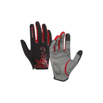 HNJ Riding Equipment Cycling Glove Unisex SBR Microfiber Lycra