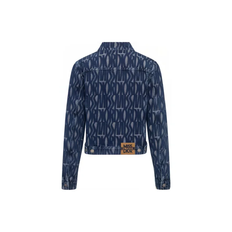DIOR Jackets Coats Women's Blue-1