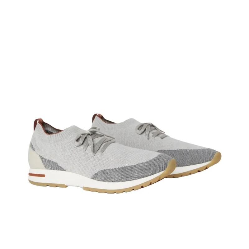 Loro Piana 360 Lp Flexy Walk Low Top Casual Shoes Men's Gray-2