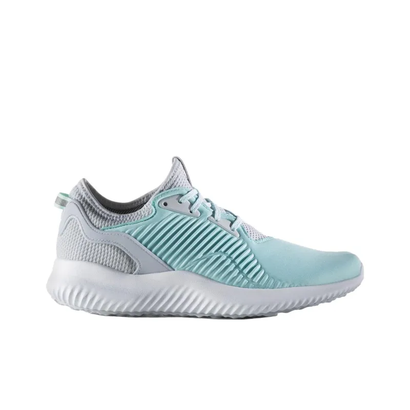 Adidas AlphaBounce Anti-Slip And Wear-Resistant Breathable Low-Top Casual Running Shoes Women's Light Blue Gray-1