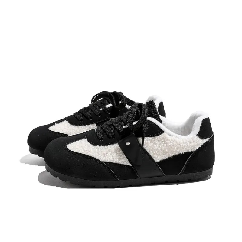 HUANQIU Anti-Slip And Wear-Resistant Warm Low-Top Casual Shoes Women's-2