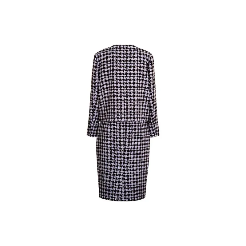 ROEYSHOUSE Skirt Set Women's Houndstooth-1