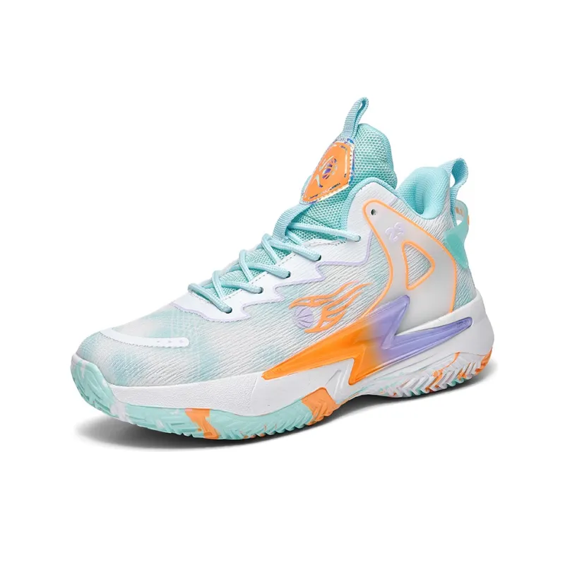 MUSHILANDI Cushioning, Breathable, And Resilient Design Basketball Shoes Unisex White Pink-12