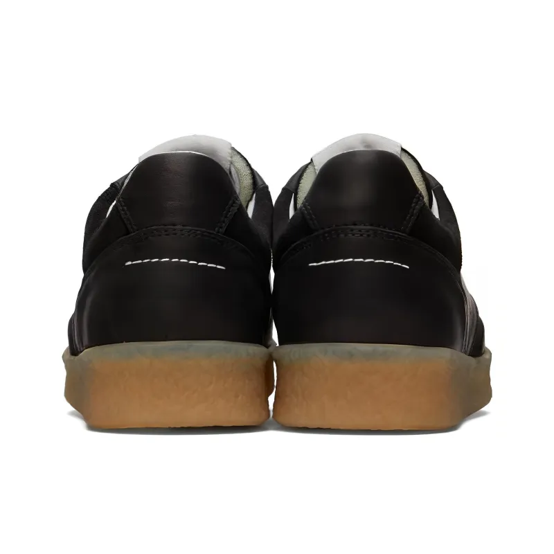 MM6 Maison Margiela Low Top Skateboard Shoes Women's Black-3