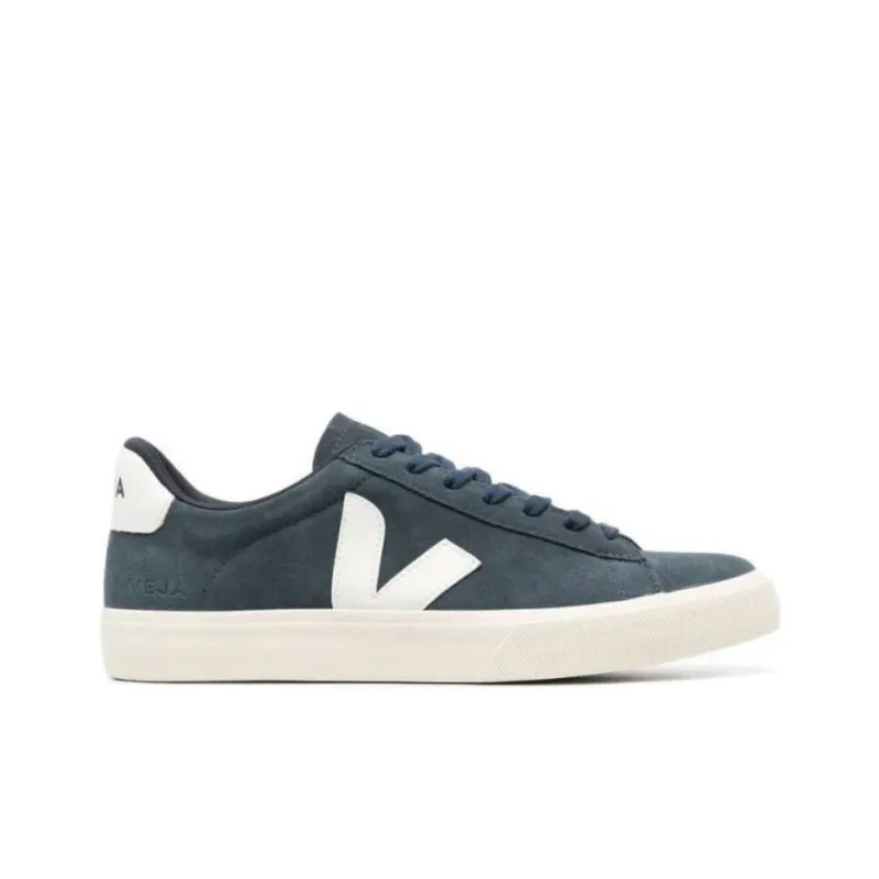 VEJA Campo Suede Lace Up 'Navy White'-1