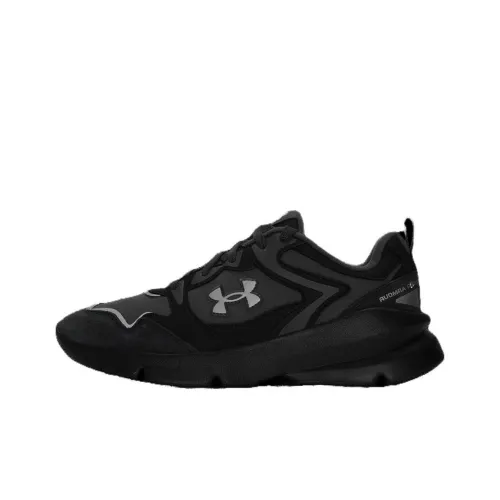 Under Armour Forge Anti Slip Wear Resistant Low Top Casual Shoes Unisex Black