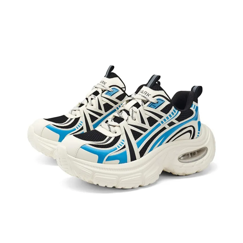 FAIRWHALE MaxFun Series Slip Resistant Lightweight Height Increasing Low Top Chunky Sneakers Unisex-28