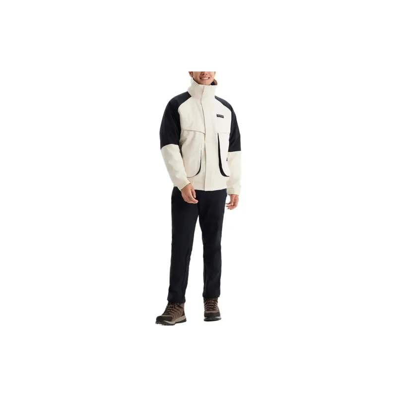 Columbia Hiking Waterproof And Warm Windbreaker Jacket Women's White-3