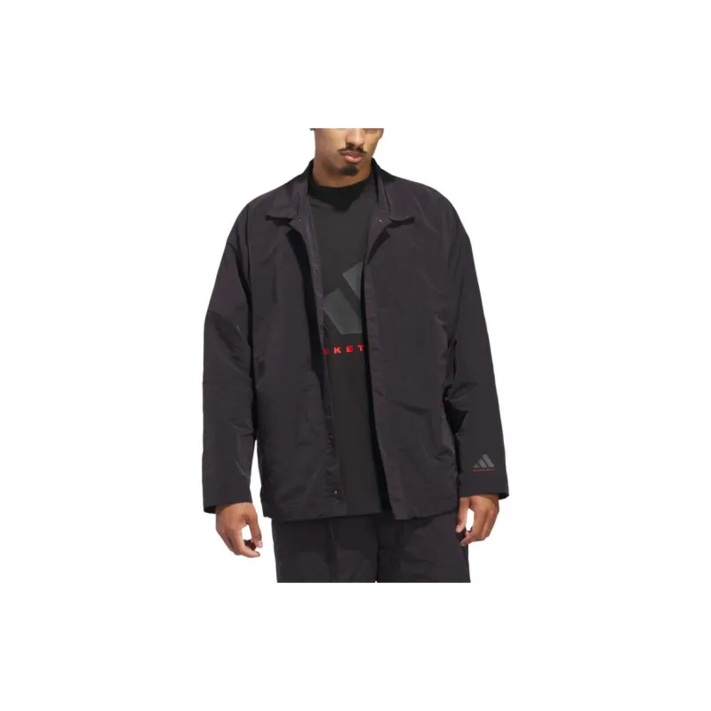 Adidas Free Shipping With AdiClub Adidas Basketball Coach Jacket Gender Neutral-2