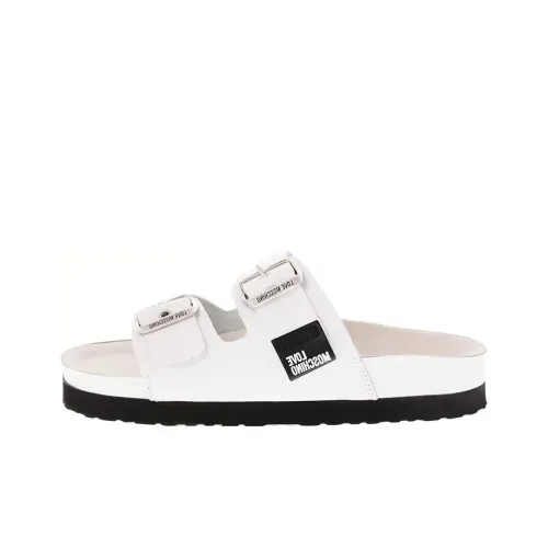 LOVE MOSCHINO Slide Slippers Women's White