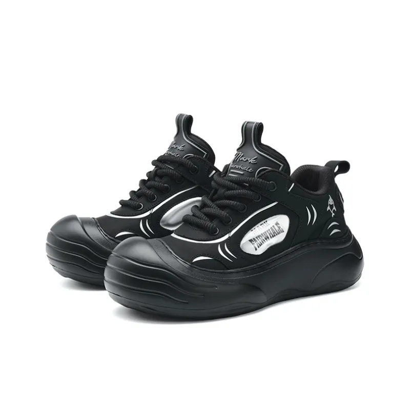 FAIRWHALE MaxFun Series Shark Shoes Anti Slip And Wear Resistant Height Increasing Low Top Skateboard Shoes Unisex-23