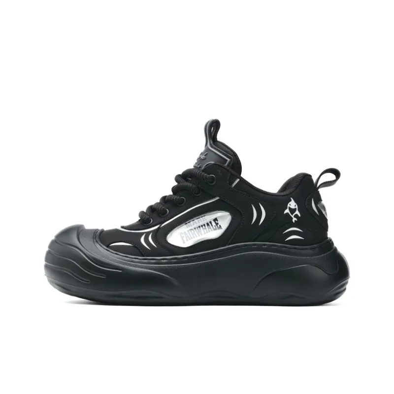 FAIRWHALE MaxFun Series Shark Shoes Anti Slip And Wear Resistant Height Increasing Low Top Skateboard Shoes Unisex-21