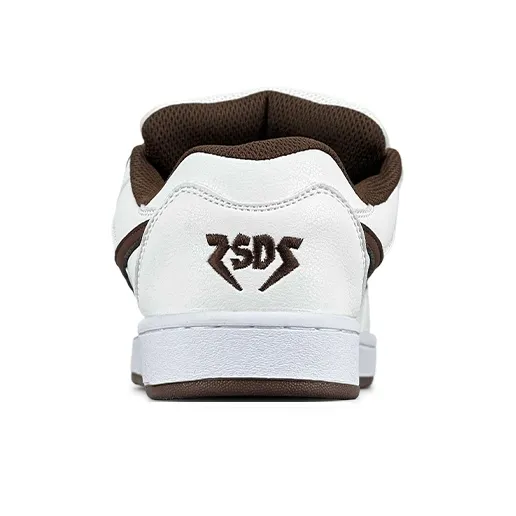 LuzaoT SUPER DRAG Puffy Shoes Coverage Wear Resistant Slip Resistant Low Top Skateboard Shoes Unisex Chocolate-4