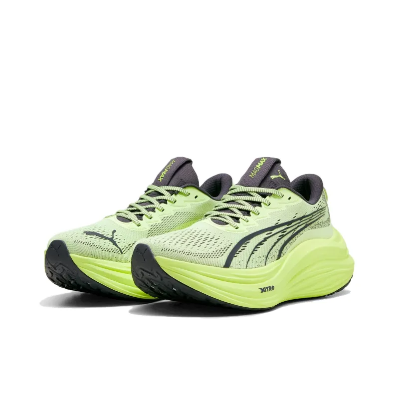 PUMA Abrasion Resistant Slip Resistant Low Top Running Shoes Men's Green-2