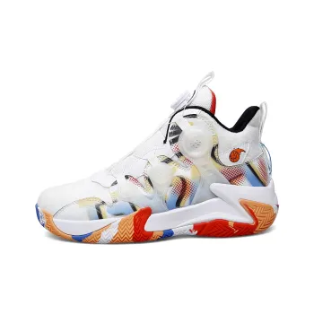 BIANSULONG Basketball Shoes Unisex High Top White Multicolor