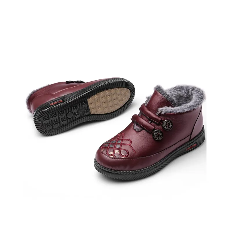 Strongman 3515 Women's Casual Shoes Black Red-9
