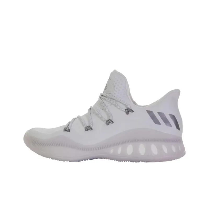 Adidas Crazy Explosive Cushioning Anti Slip And Wear Resistant Low Top Basketball Shoes Unisex Gray-0