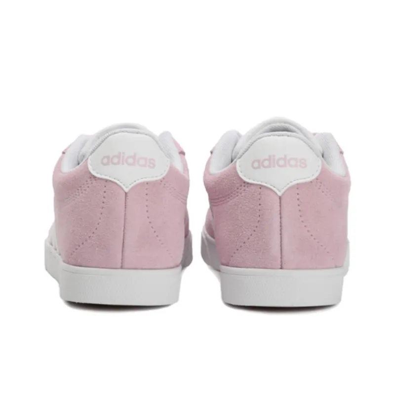 Adidas Courtset Anti-Slip Wear-Resistant Low-Top Tennis Shoes Women's Pink-3