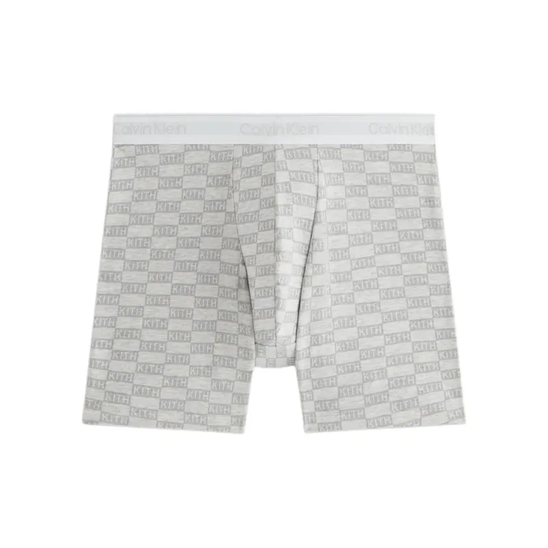 KITH For Calvin Klein Classic Boxer Brief 'Light Heather Grey'-0