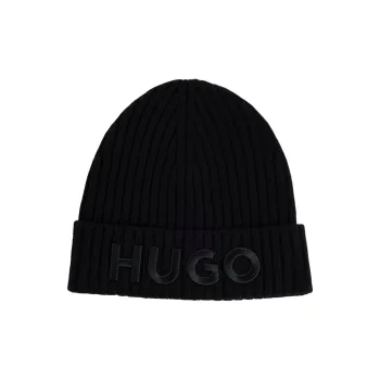 HUGO BOSS Wool Beanies Men's Black