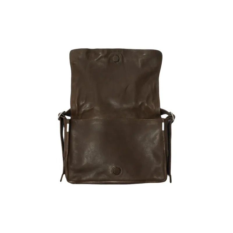Burberry Lambskin Shoulder Bag, Crossbody Bag Men's Army Green-4