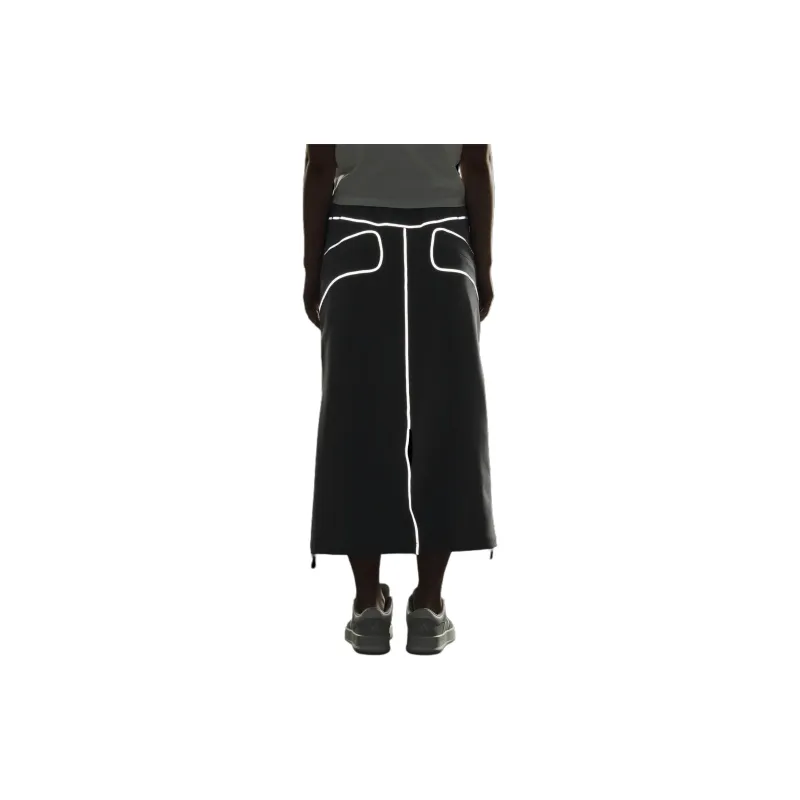 Adidas Casual Long Skirts Women's Gray-4