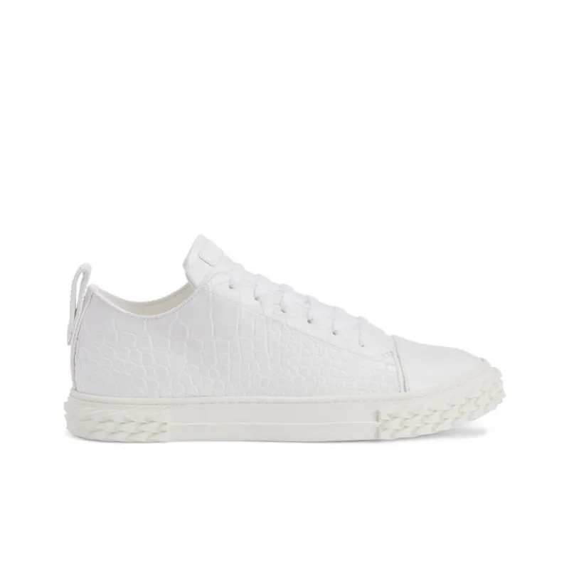 Giuseppe Zanotti/GZ Ecoblabber Low Top Stylish Skateboarding Shoes Men's White-1