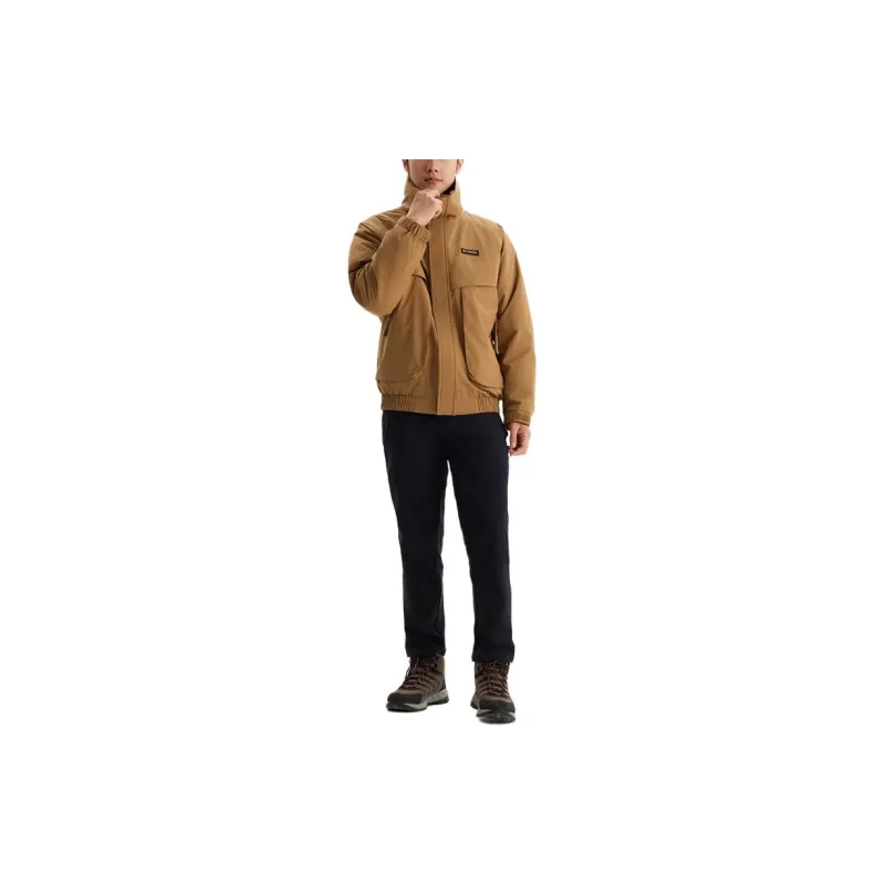 Columbia Hiking Waterproof Thermal Windproof Lightweight Windbreaker Jacket Women's Khaki-3