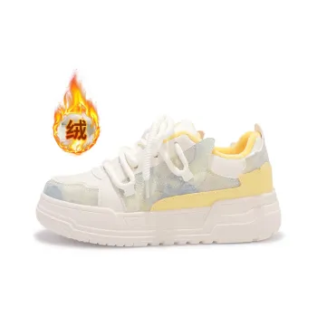 SHUXIAOBEI Anti Slip Wear Resistant Low Top Casual Shoes Women's Misty Blue