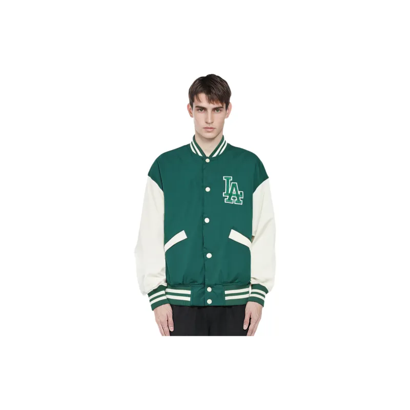 MLB Los Angeles Dodgers Jackets Unisex Green-2