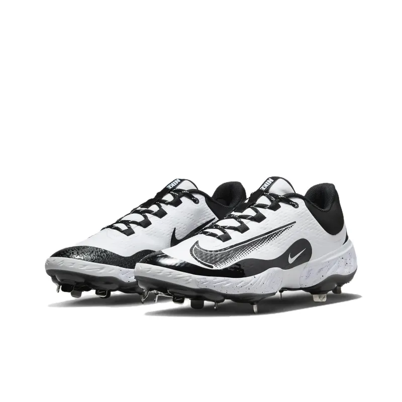 Nike Alpha Huarache Elite 4 Low White Black-2