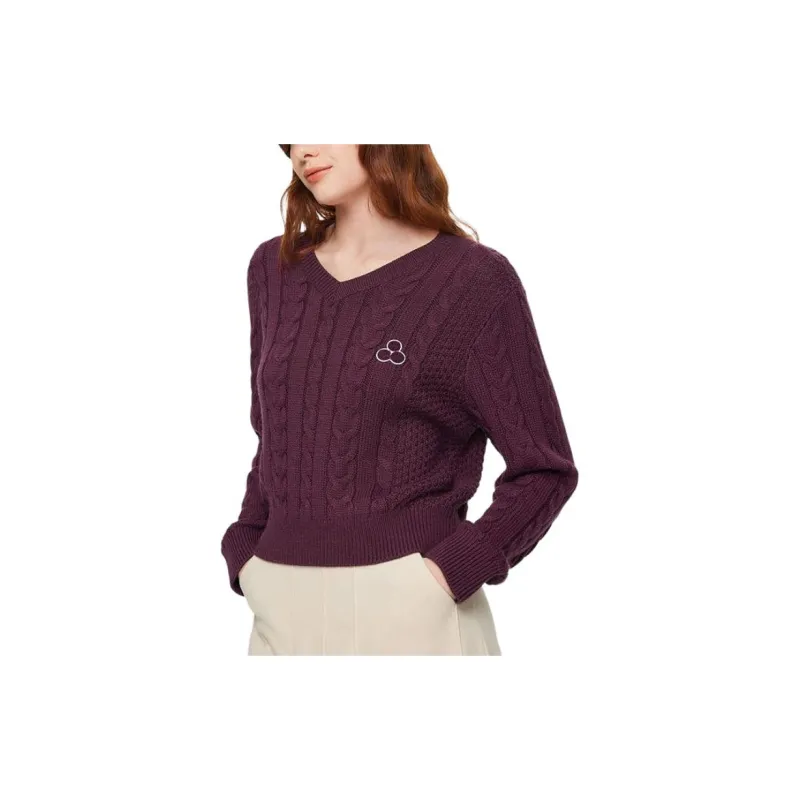 Skechers SmileyWorld Sweater Women's Purple Brown-3