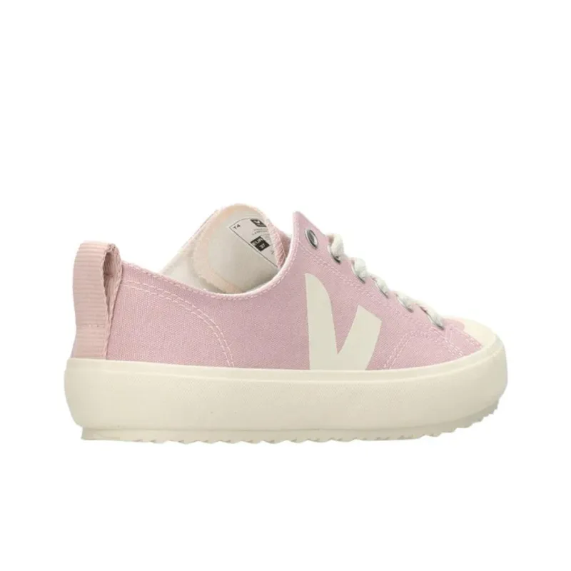 VEJA Nova Canvas Shoes Women's Low Top Pink/White-3