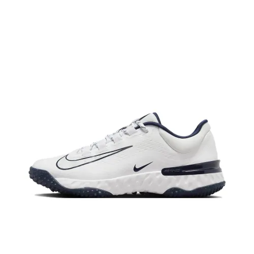 Nike Alpha Huarache Elite 4 Turf White Midnight Navy Navy Pure Platinum Women's