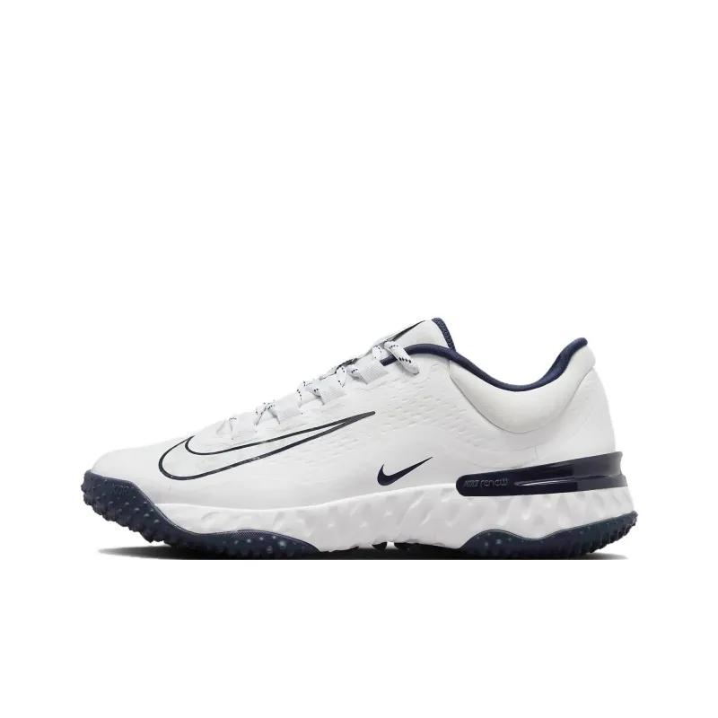 Nike Alpha Huarache Elite 4 Turf White Midnight Navy Navy Pure Platinum Women's-0