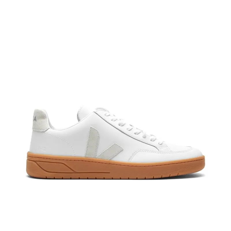 VEJA V 12 Leather 'White Natural Natural Sole'-1