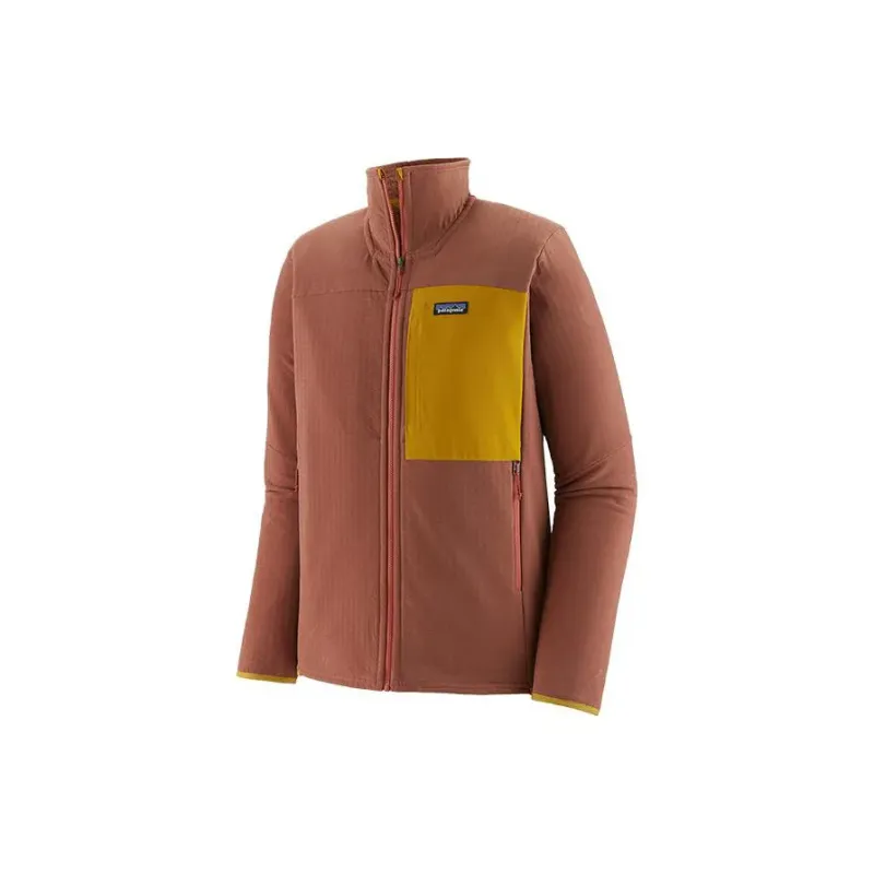 Patagonia Jacket Men's Deep Red With Necklace-1